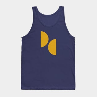 Half Moon Geometric in Mustard Tank Top